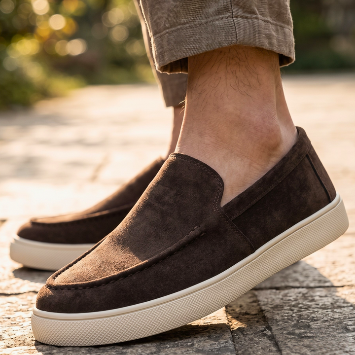 Carter Suede Slip-On Loafers