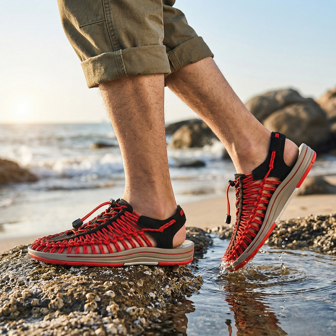 Santino Tide Woven Sandals