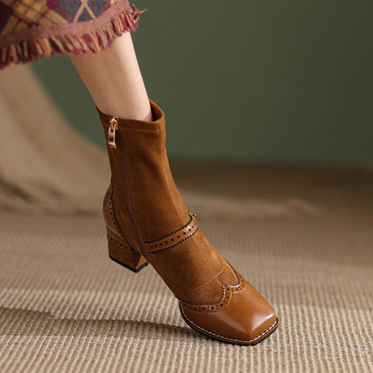 Alessia Genuine Leather Boots