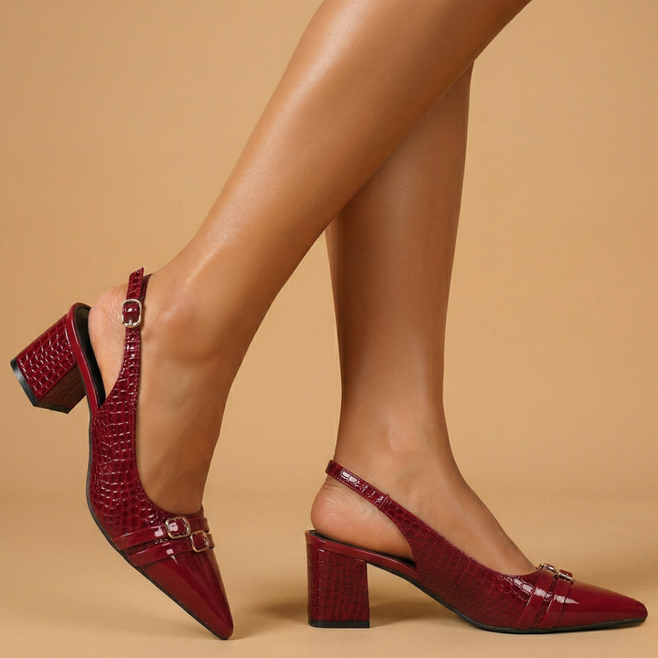 Ruby Leigh Leather Heels