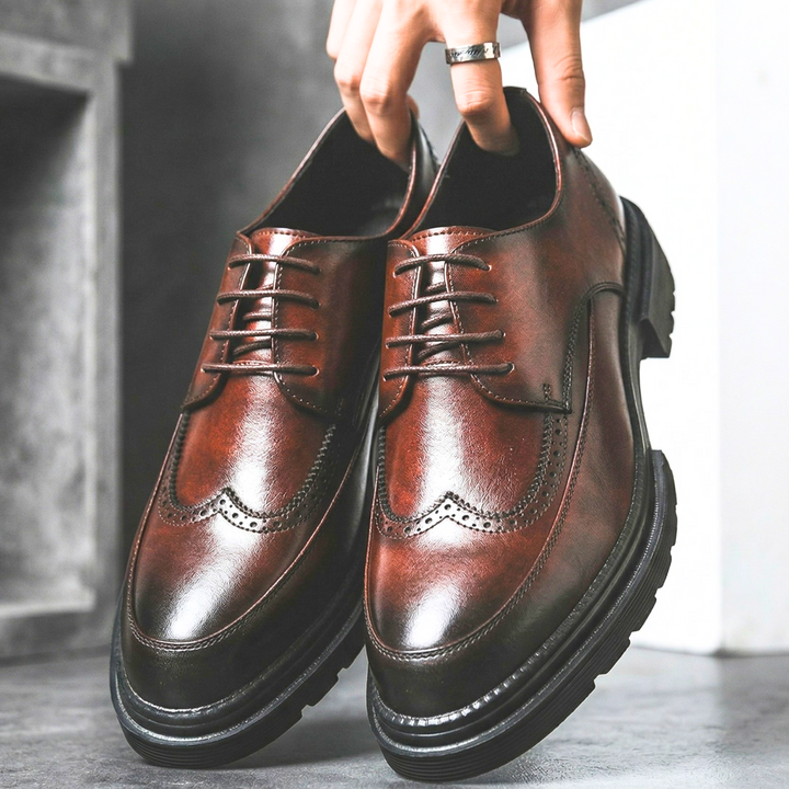 Vincenzo Genuine Leather Derbies