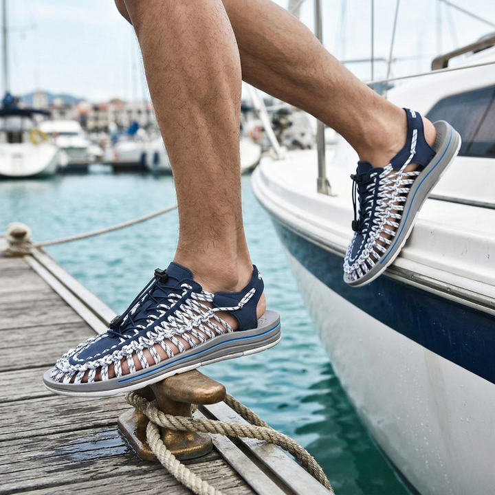 Santino Tide Woven Sandals