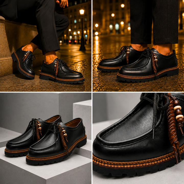 Marino Leather Lug Loafers
