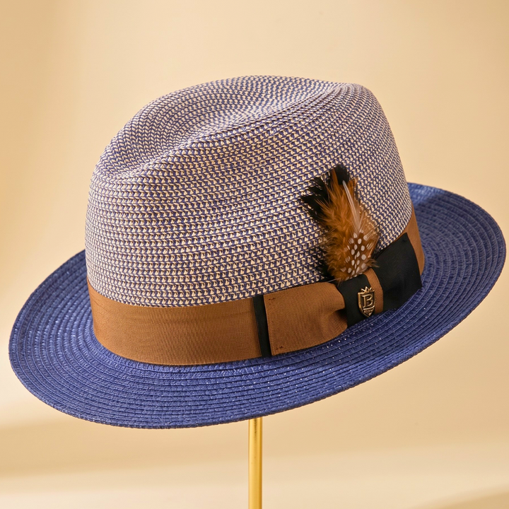 Bellamy Woven Feather Hat