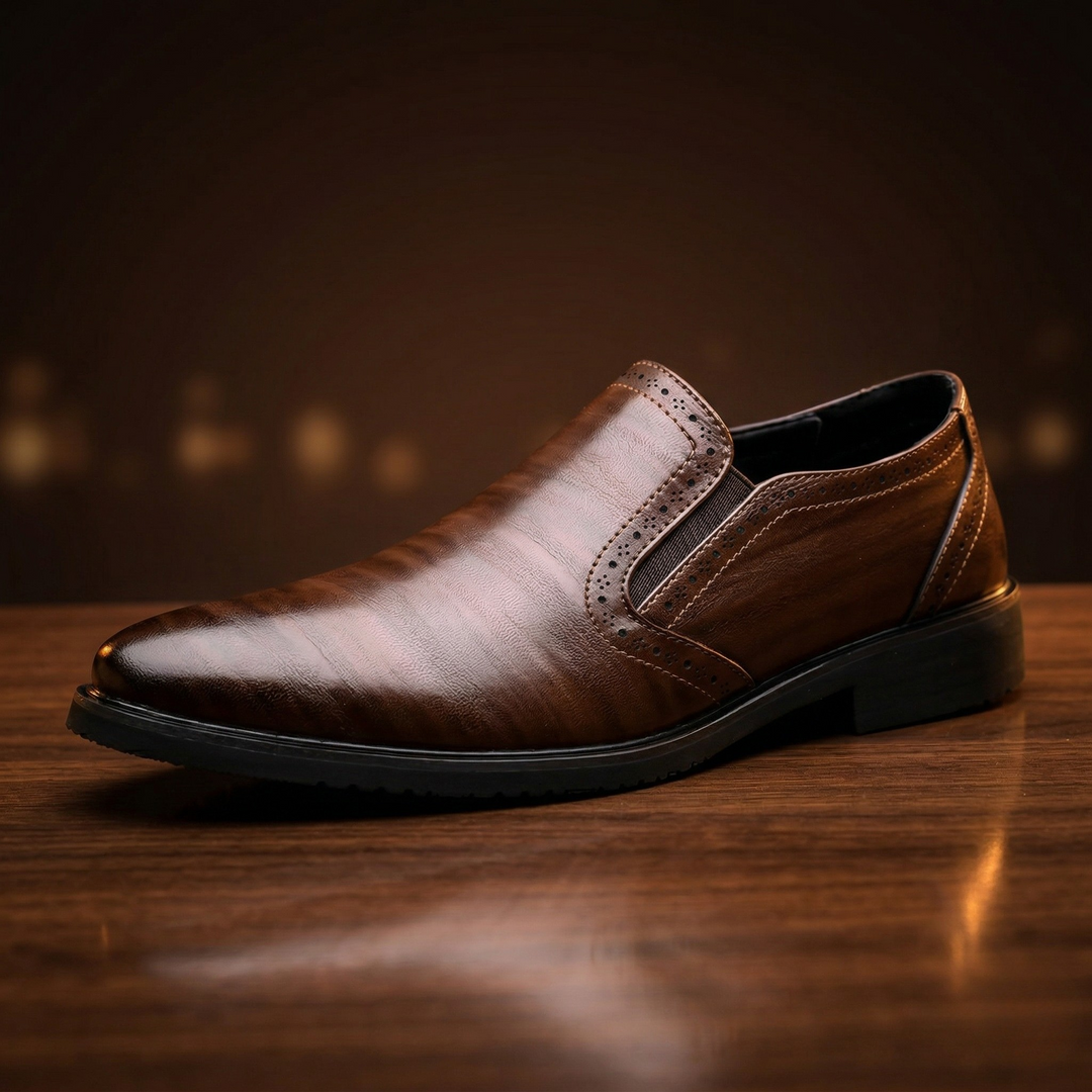 Giovanni Lucente Leather Loafers