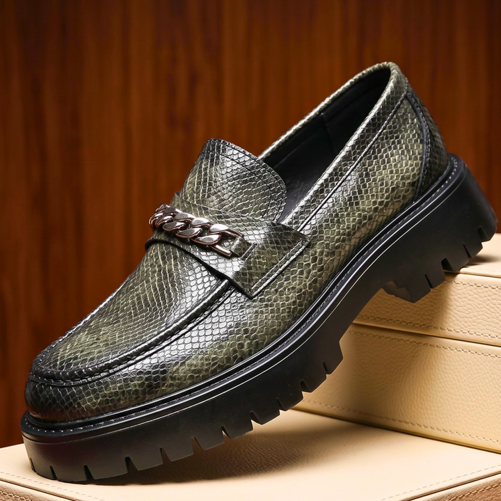 Kingston Embossed Leather Derbies