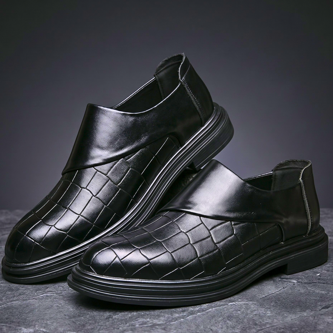 Ashton Thatcher Leather Derbies