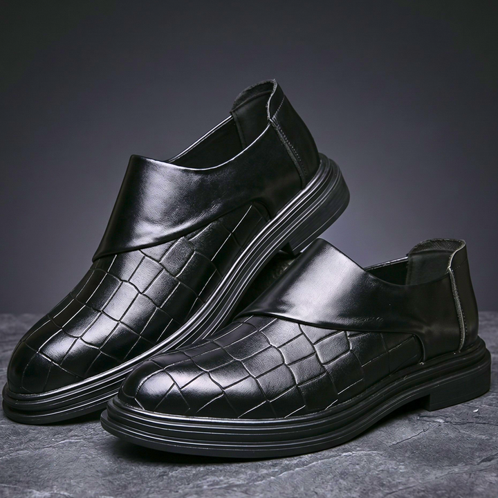 Ashton Thatcher Leather Derbies