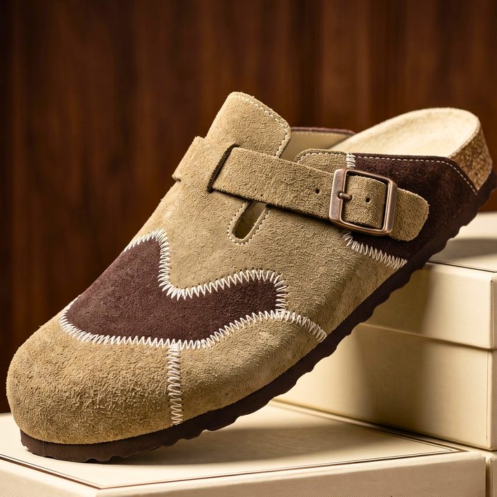 Hudson Suede Clogs