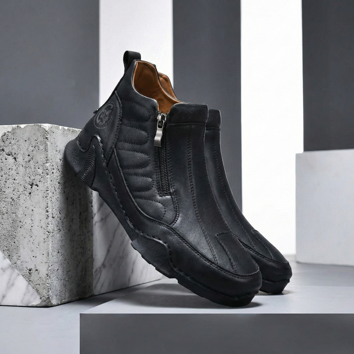 Stratos Leather Zip Boot
