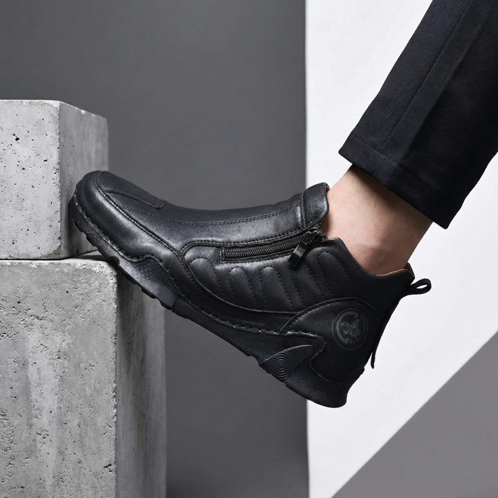 Stratos Leather Zip Boot