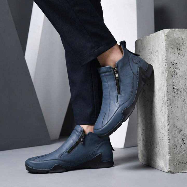 Stratos Leather Zip Boot