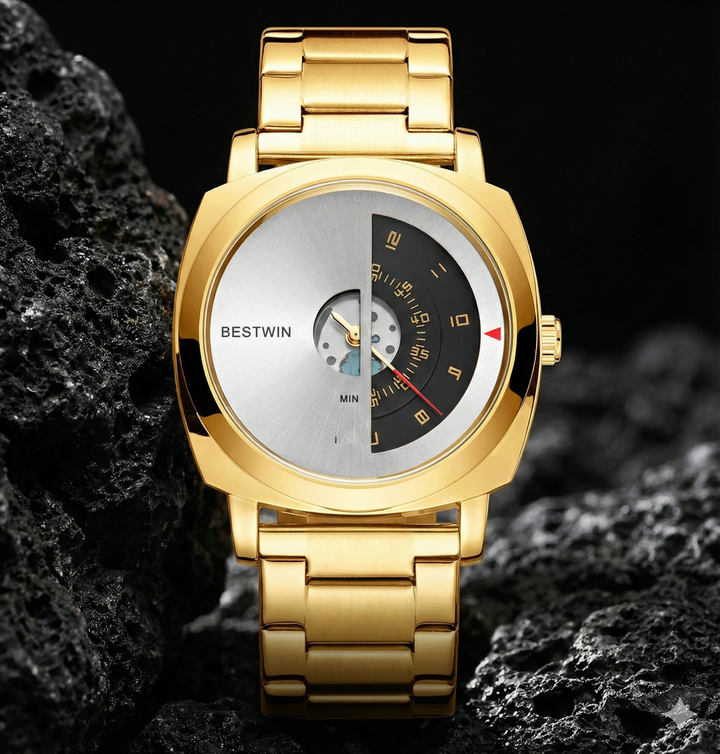 Helios Arc Gold Watch