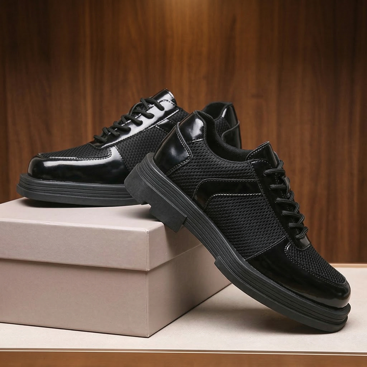 Rowan Square Toe Leather Shoes