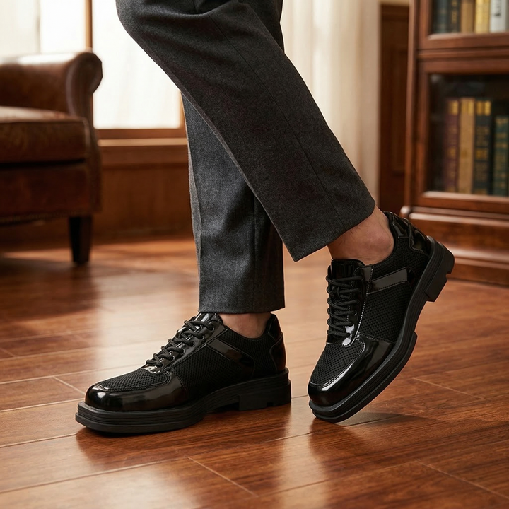 Rowan Square Toe Leather Shoes