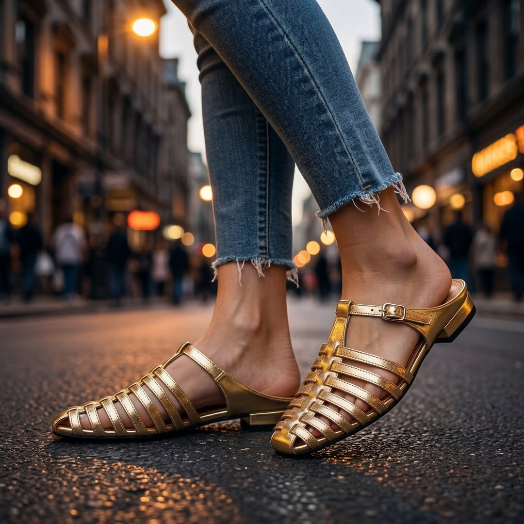 Melina Leather Mules