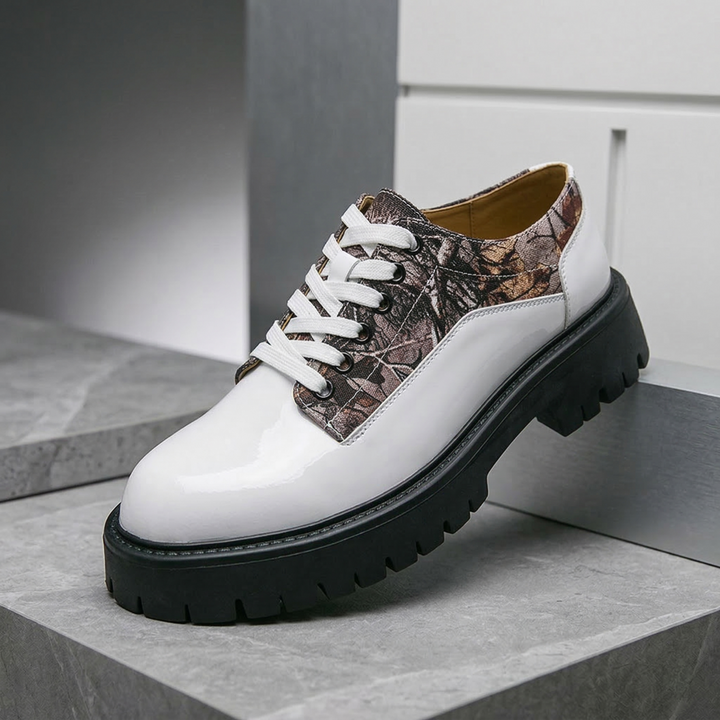Layton Leather Camo Derbies