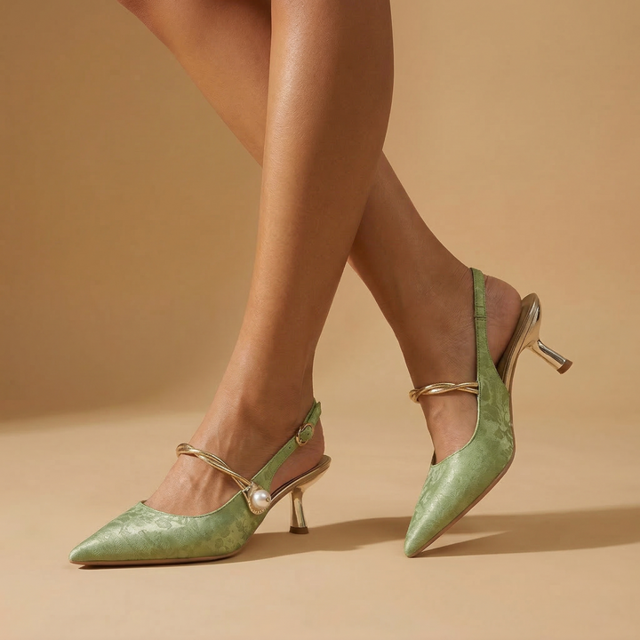 Liora Pearl Sculpted Heels