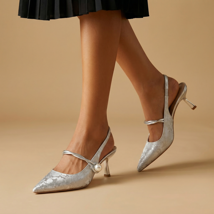Liora Pearl Sculpted Heels