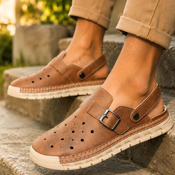 Caspian Leather Sandals
