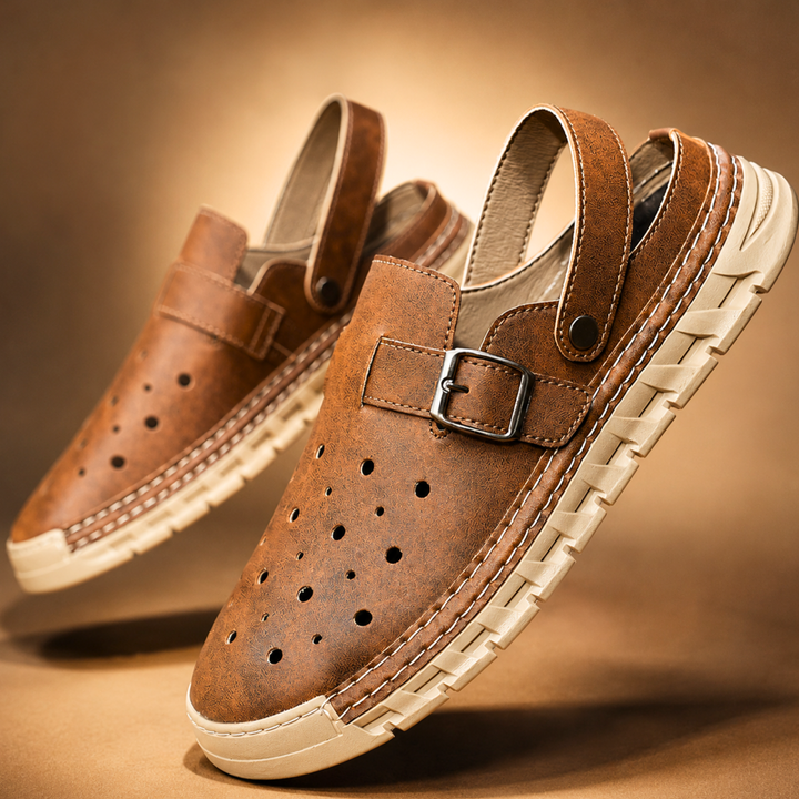 Caspian Leather Sandals