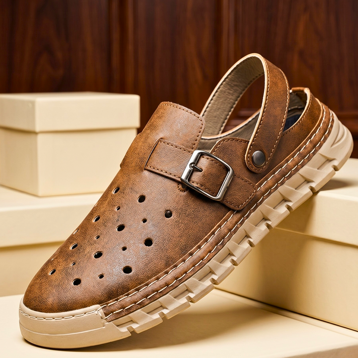 Caspian Leather Sandals