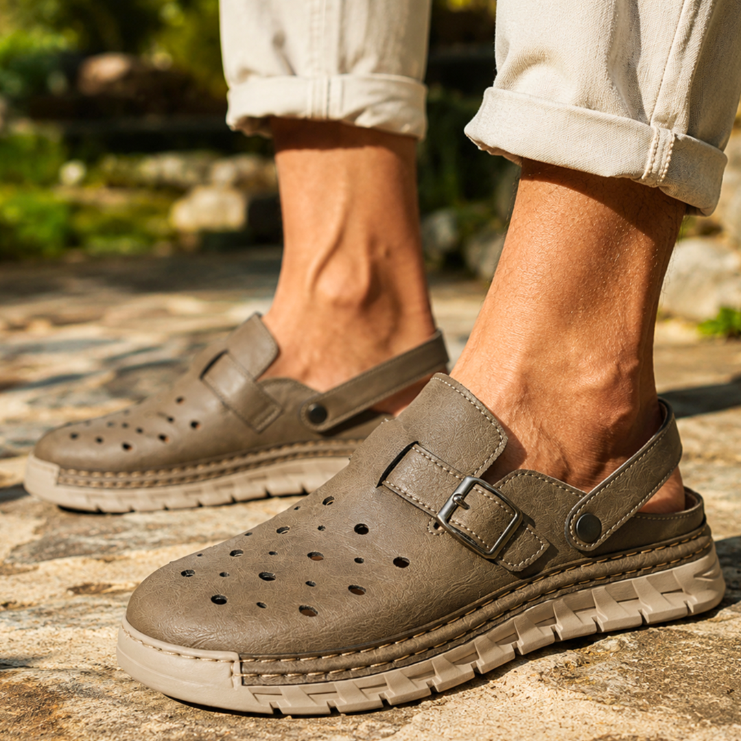 Caspian Leather Sandals