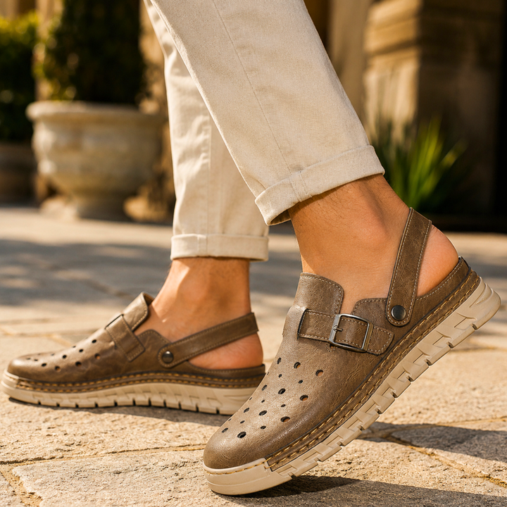 Caspian Leather Sandals