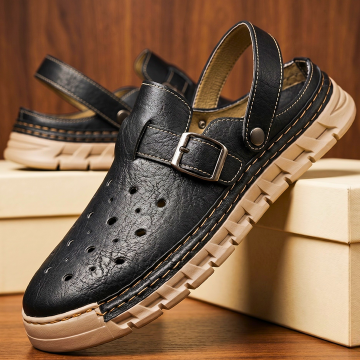 Caspian Leather Sandals