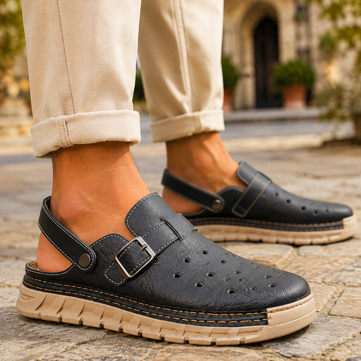 Caspian Leather Sandals