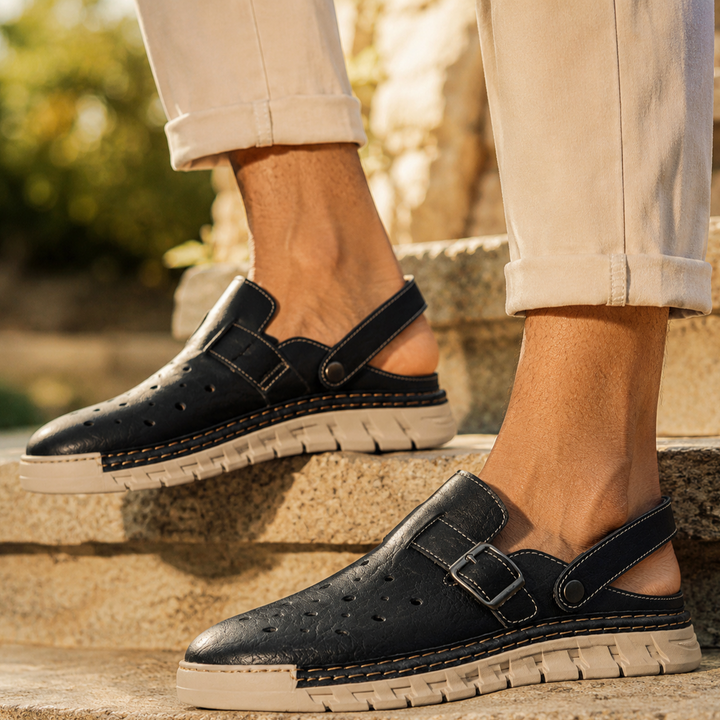 Caspian Leather Sandals