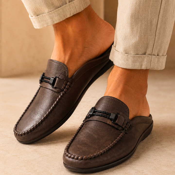 Theodore Genuine Leather Mules