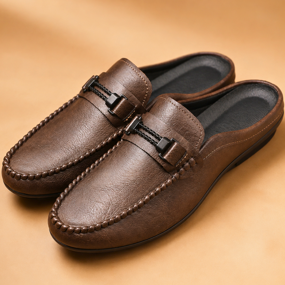 Theodore Genuine Leather Mules