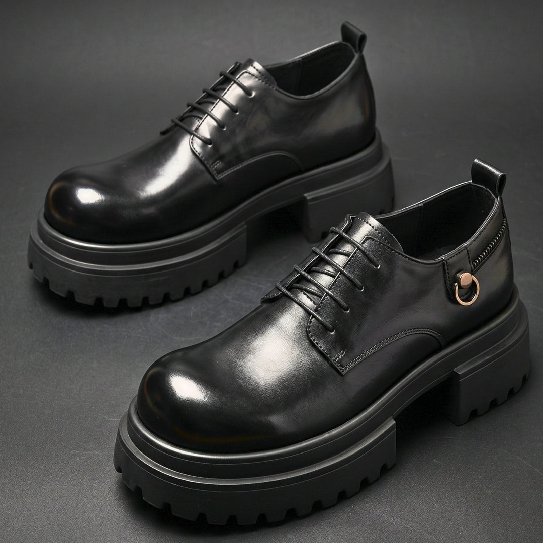 Maddox Retro Leather Derbies