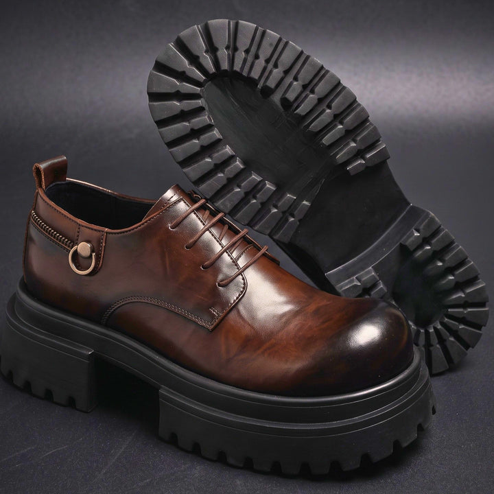 Maddox Retro Leather Derbies