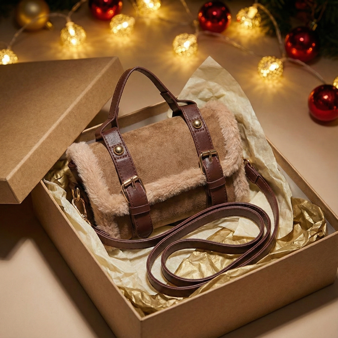 Solenne Fur-Trim Bag