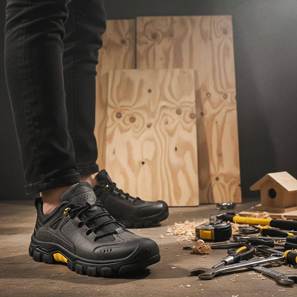 Onyx Leather Sneakers