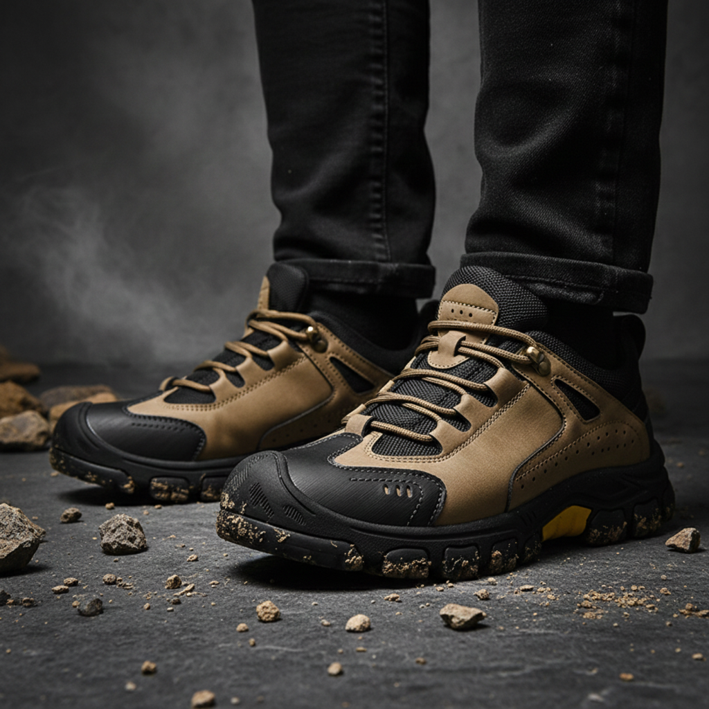 Onyx Leather Sneakers